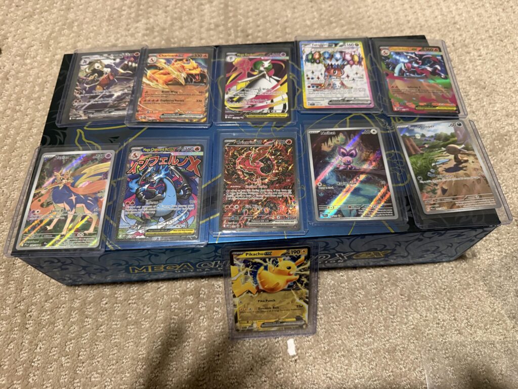 Ultra premium Charizard box and a few other packs for my daughters 10th birthday
