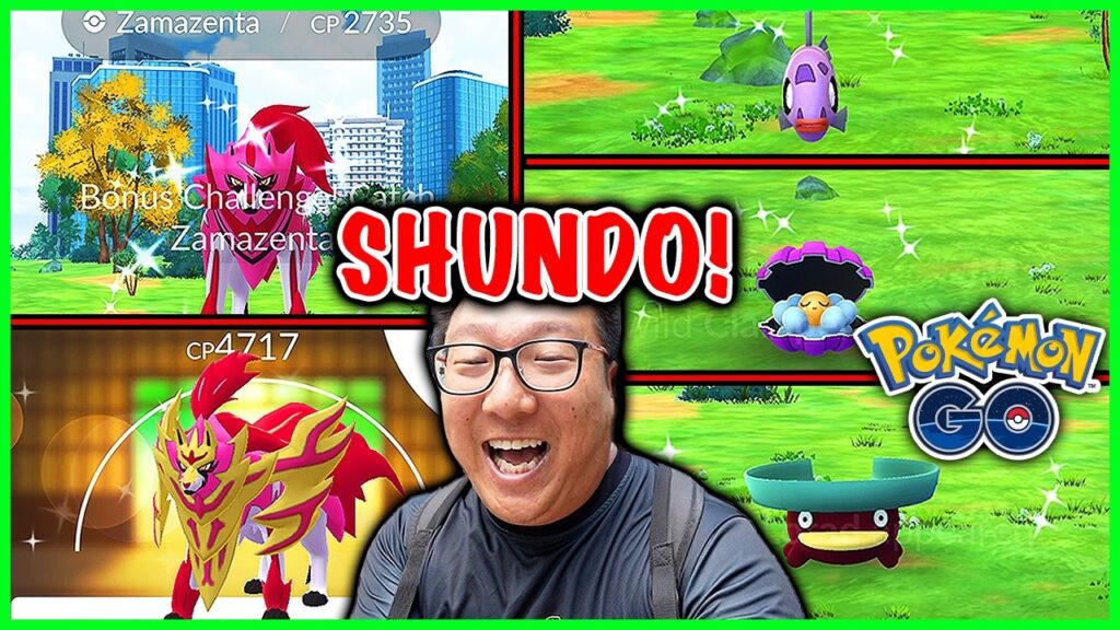 I CAUGHT A SHUNDO ZAMAZENTA & INSTANT MAXED & CROWN! Water Research Day - Pokemon GO