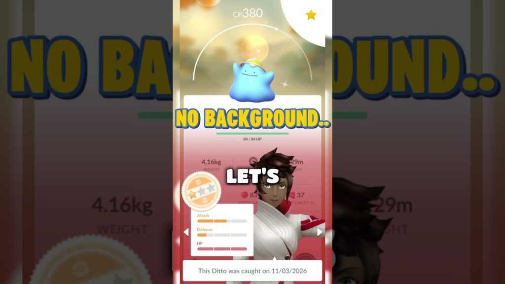 Did you get Shiny Background Ditto in Pokemon GO? #pokemon #pokemongo #pogo #pokemoncommunity