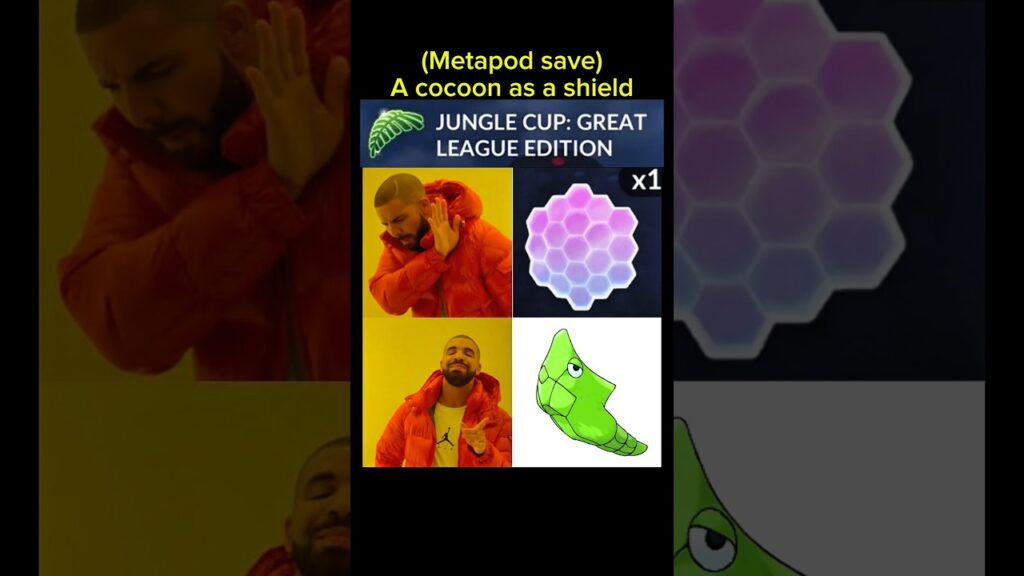 A cocoon as a shield! | Pokemon Go Jungle Cup: Great League Edition, Metopod clutch