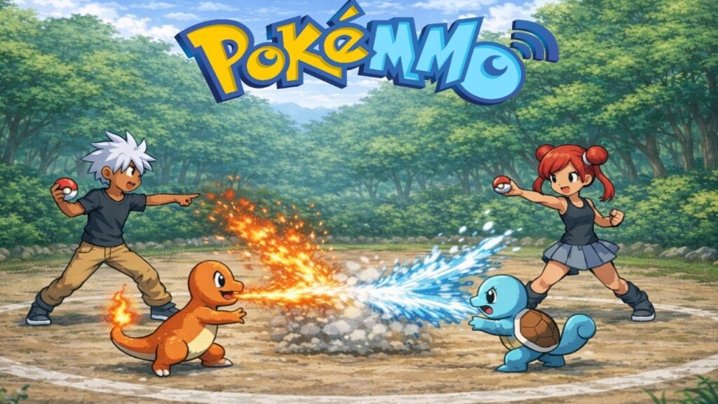 My Girlfriend and I become Pokemon MASTERS In PokeMMO (Part 1)