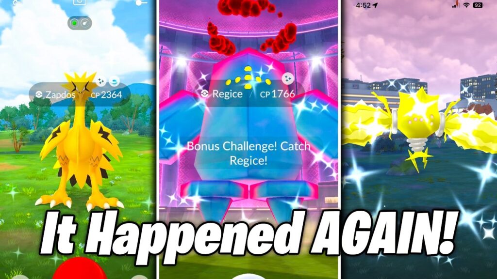 HOW TO DEFEAT DYNAMAX REGICE IN POKEMON GO! I Found SHINY Galar Zapdos AGAIN / Regieleki Raids SOON