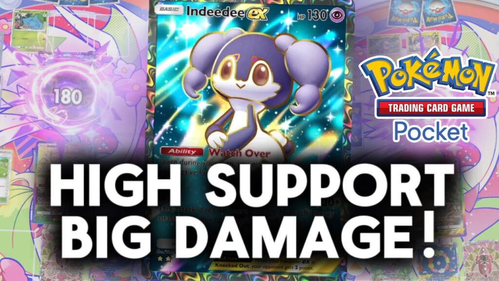 Indeedee EX is UNDERRATED as an Attacker! - Pokemon Pocket Deck Build