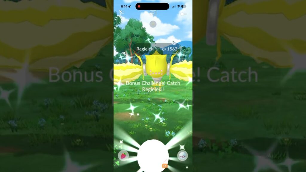 Day 10 of my new Pokemon Go account! Shiny Legendary