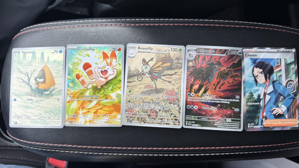 Pulls from an Ascended Heroes Pin Collection and Poster Collection.