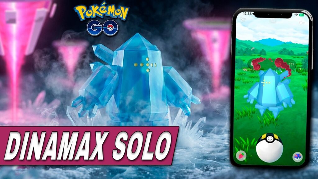Como Venci o Regice Dinamax SOZINHO no Pokemon GO - Dinamax SOLO