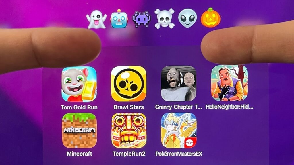 Pokemon Masters,Temple Run 2,Minecraft,Hello Neighbor 2: Hide & Seek,Granny Chapter Two,Brawl Stars
