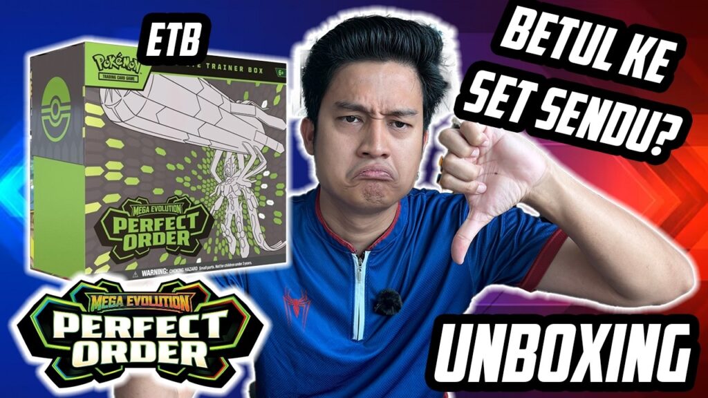 POKEMON PERFECT ORDER ELITE TRAINER BOX ETB UNBOXING! RAMAI KATA SET SENDU?