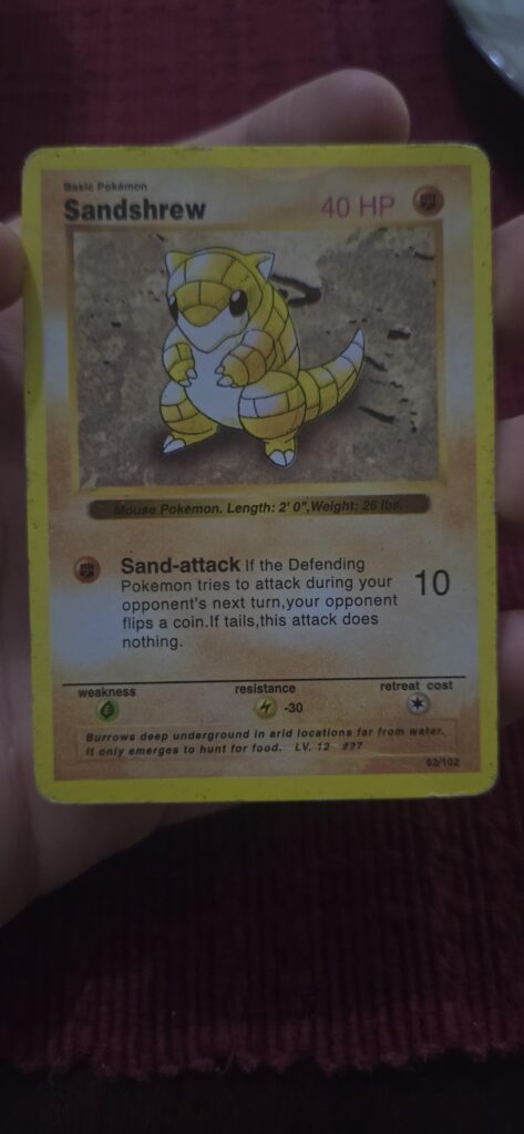 Why does this card have no year