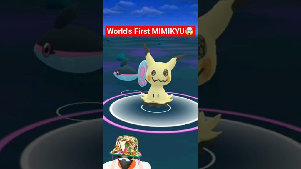 World's First Ever Mimikyu caught in pokemon go.