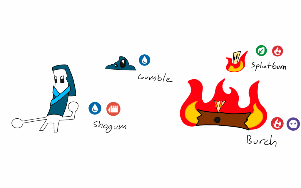 I drew my friend's Fan made Pokémon!