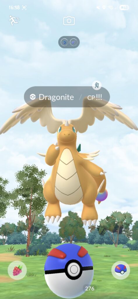 Mega Dragonite Zorua appearing as mighty