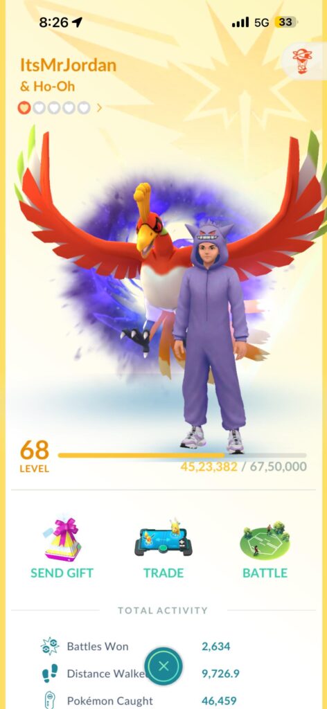 Why is the shadow perfect circular for this player?