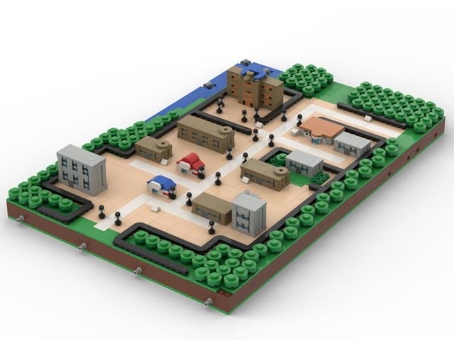 Map of Hoenn made out of LEGO (Part 4)