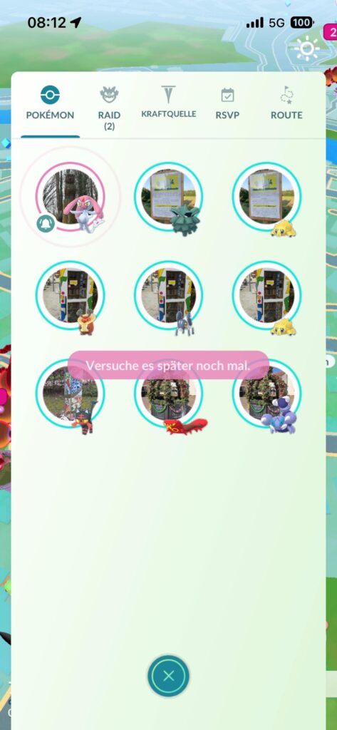 Saw my second wild mesprit today but i didn’t get there in time🥲