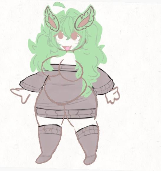 My leafeon fanart (original content)