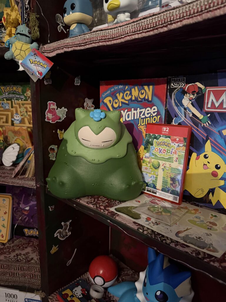 My handmade snorlax from pokopia