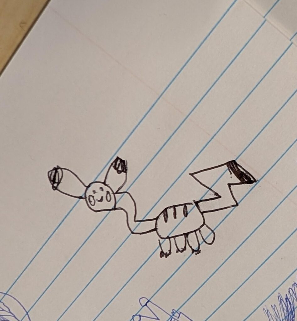 Beautiful Pikachu drawing