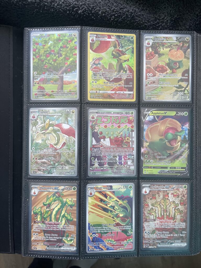 Evolution line full art pages?