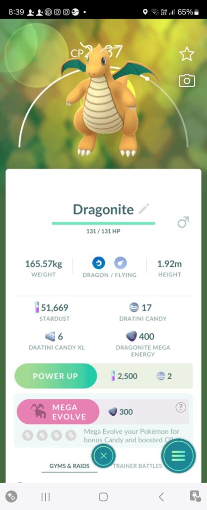 Dragonite raids with 11 people