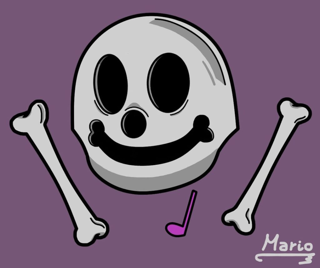 Fakemon: Skoopy, Sracy and Sleketon.