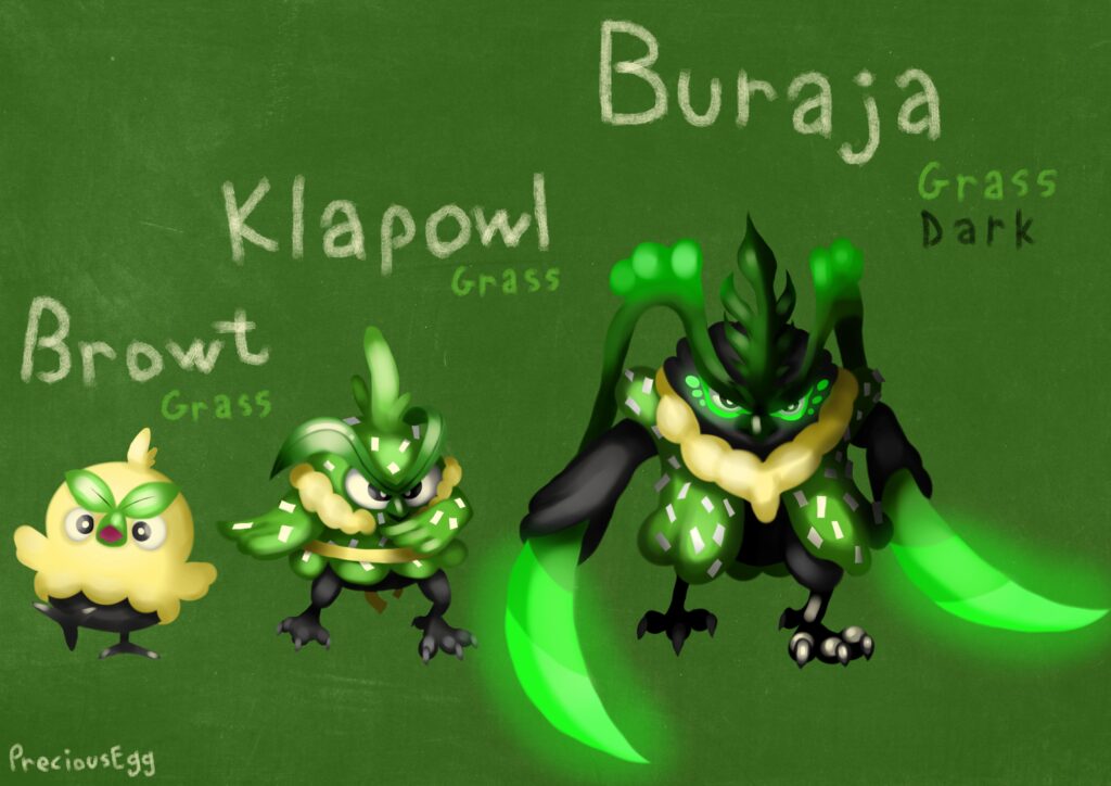 My take on Browt's evolution line!