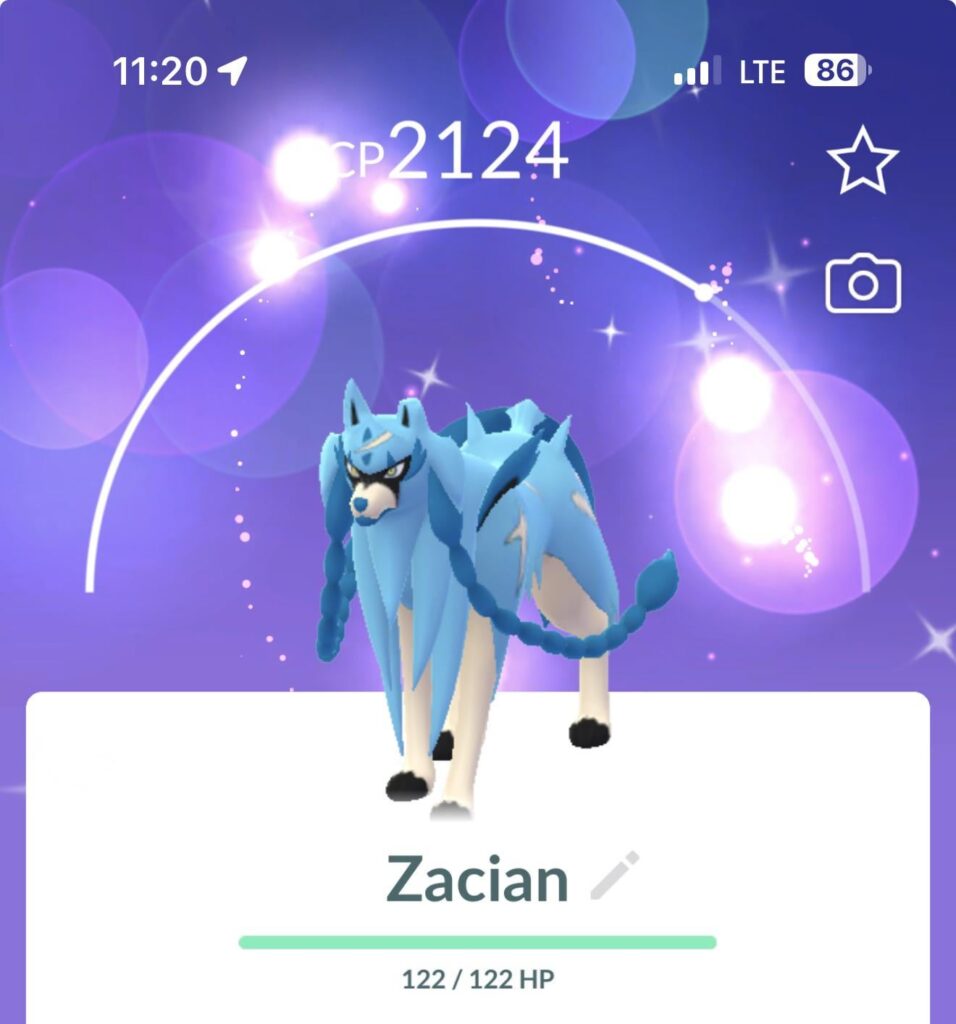 First shiny legendary