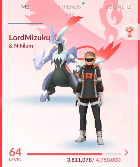 Visual glitch on Buddy Pokémon? Appears no matter what I switch to, and when checking friends profiles to send gifts.
