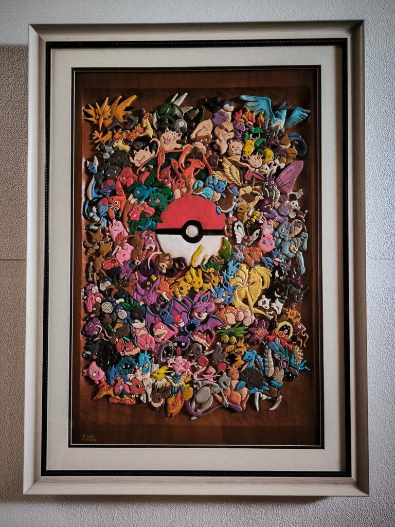 [OC]The OG 151 first gen Pokemon finally framed and well-preserved.