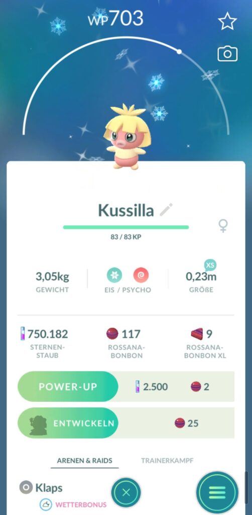 just yesterday the normal and today the shiny smoochum!!