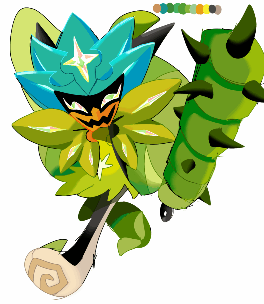 I drew Ogerpon in ibispaint