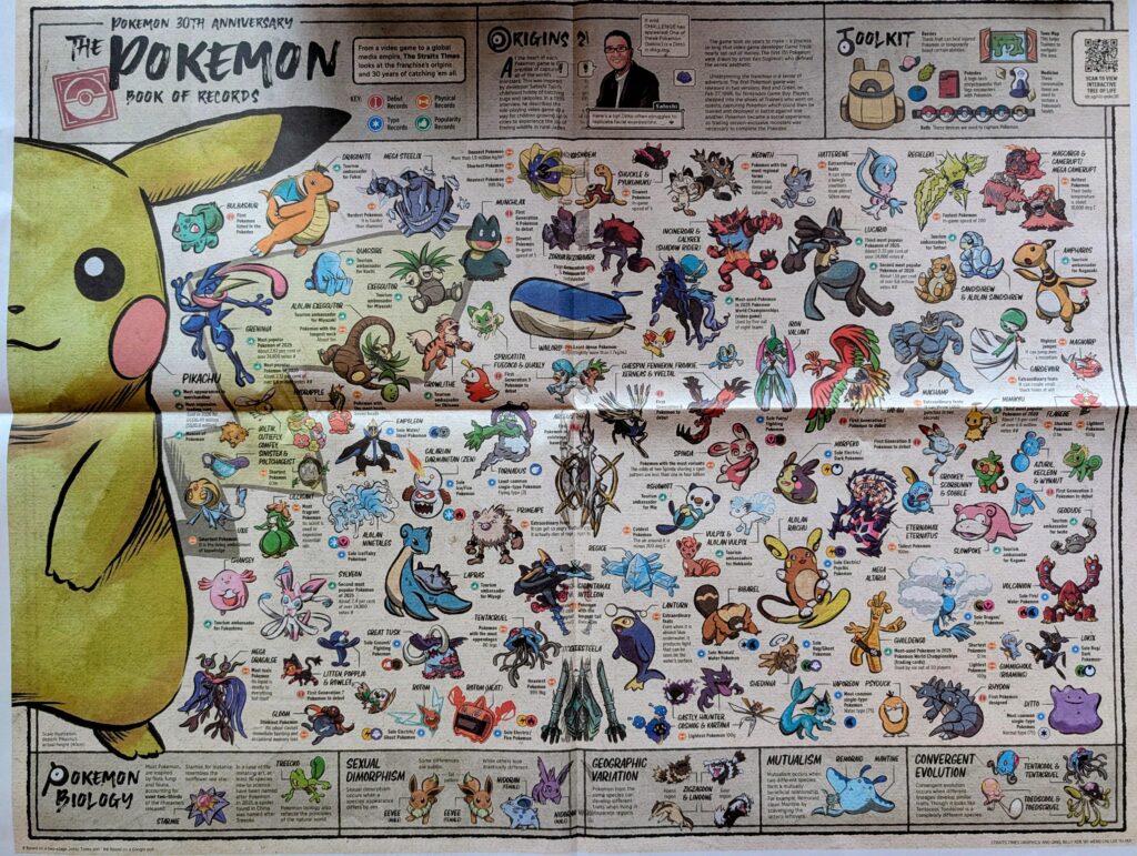 30th Anniversary Newspaper Article in Singapore