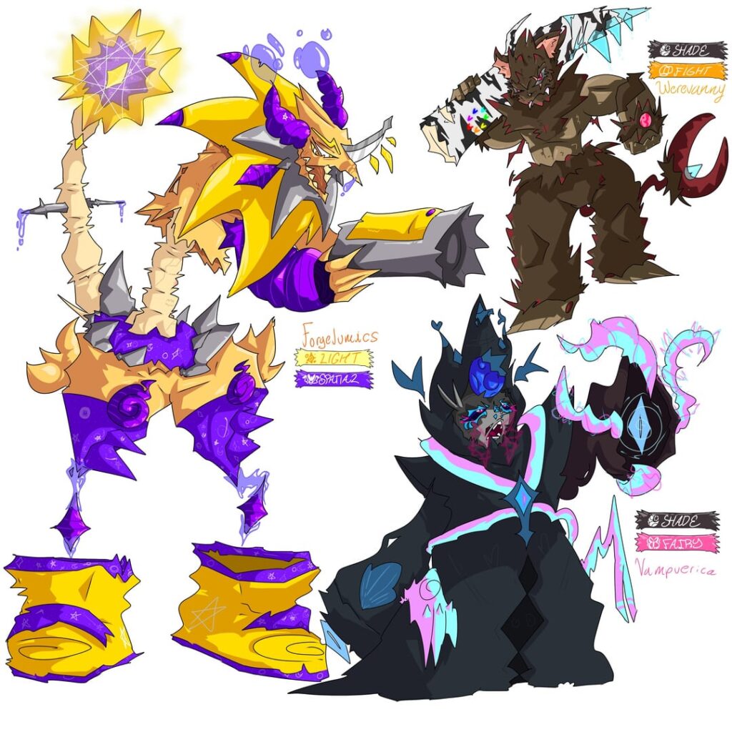 the legendaries for my region!