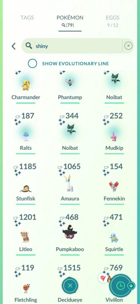 What Shinies did you get during the World Tour event?