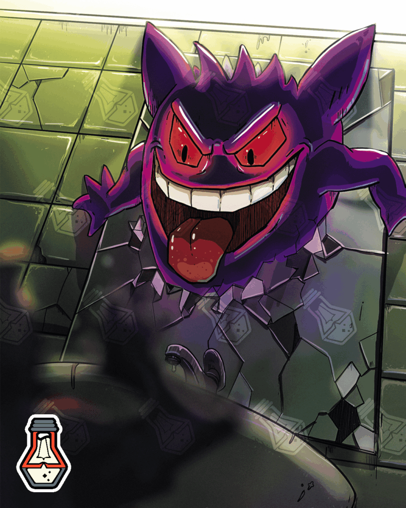 [OC] I've been missing making Pokémon cards, so I made a new one of Gengar. Hope you guys like it!