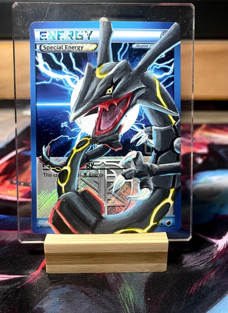 Handpainted plasma rayquaza🐉