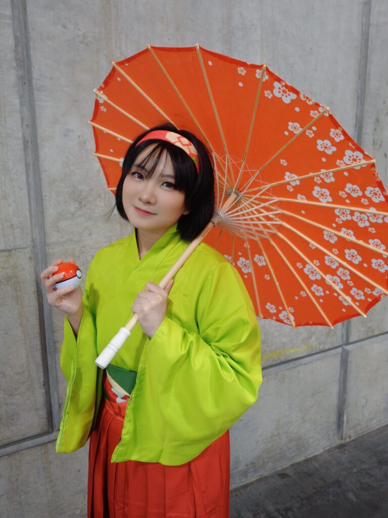 My gym leader Erika cosplay at Sacanime 2026 winter