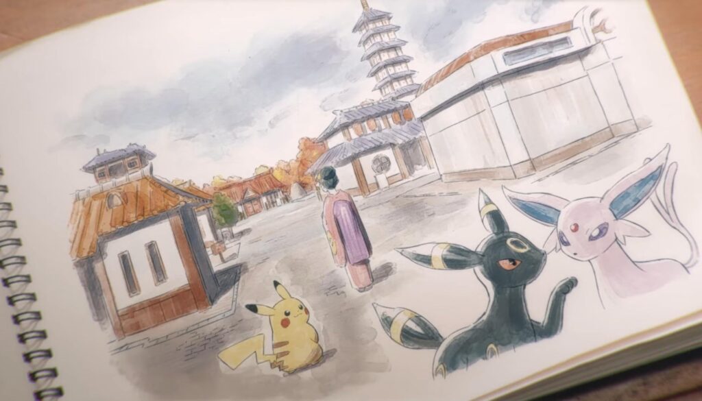 Wait… is the trailer literally sketching Pokémon’s gameplay history before revealing the new system?
