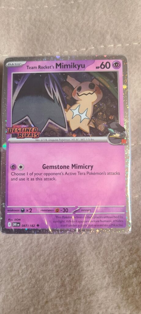 Got this Destined Rivals Pre Release Build & Battle Promo deck for free at Retro Expo 2026