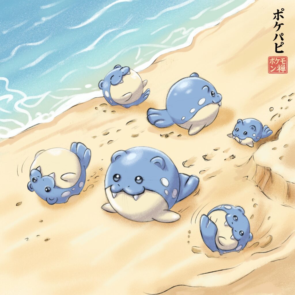 Aren't they cute??? Spheal Day (タマザラシの日)! - [OC]