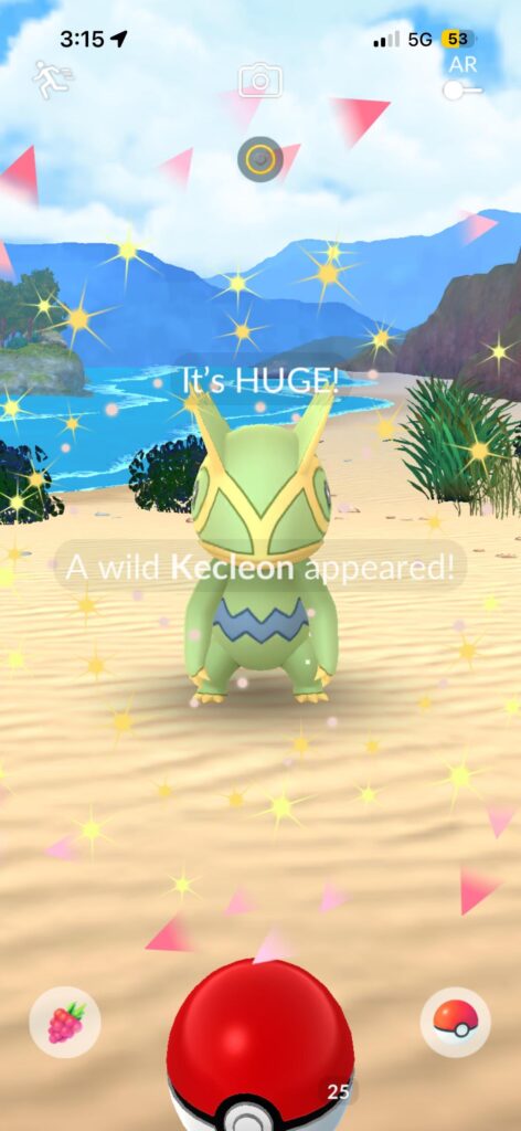 Didn’t even know Kecleon could be a shiny 😭✨