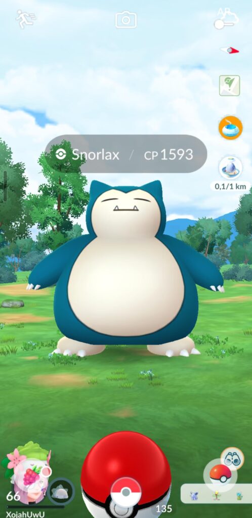 Tapped on a pokemon during a level up animation. Now I'm both on the map and in the encounter at the same time.