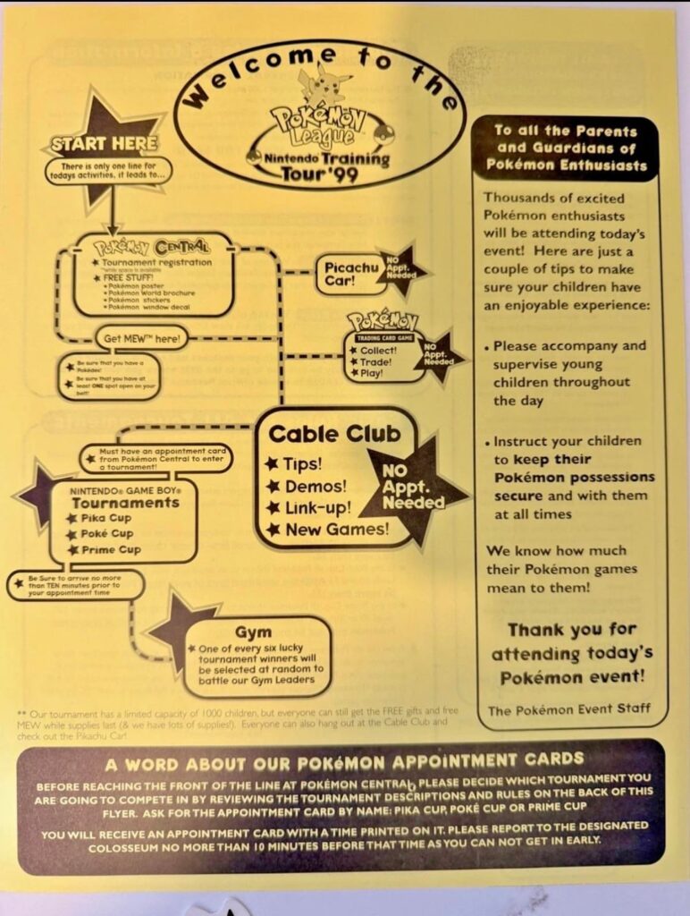 Nintendo training tour 99