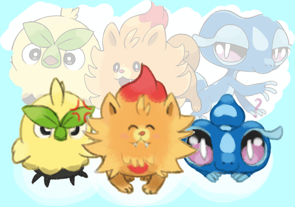 [OC] Doodled the newest trio