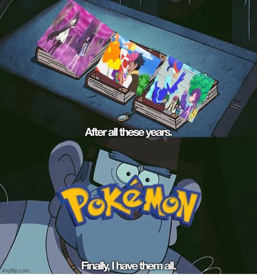 Final evolve starters in main characters group (OC)