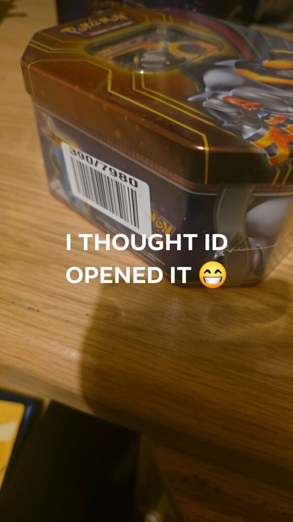 Always rip "shitty tins"