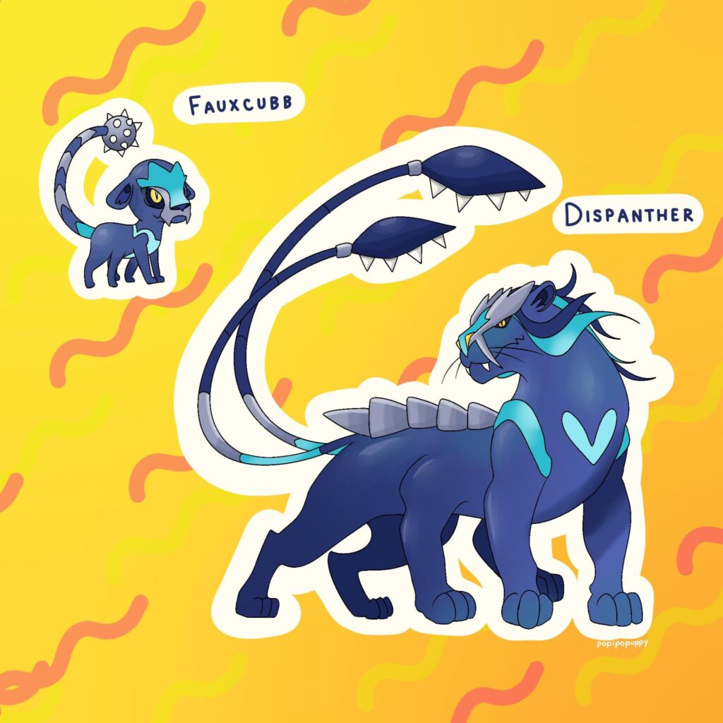 Displacer Beast Fakemon