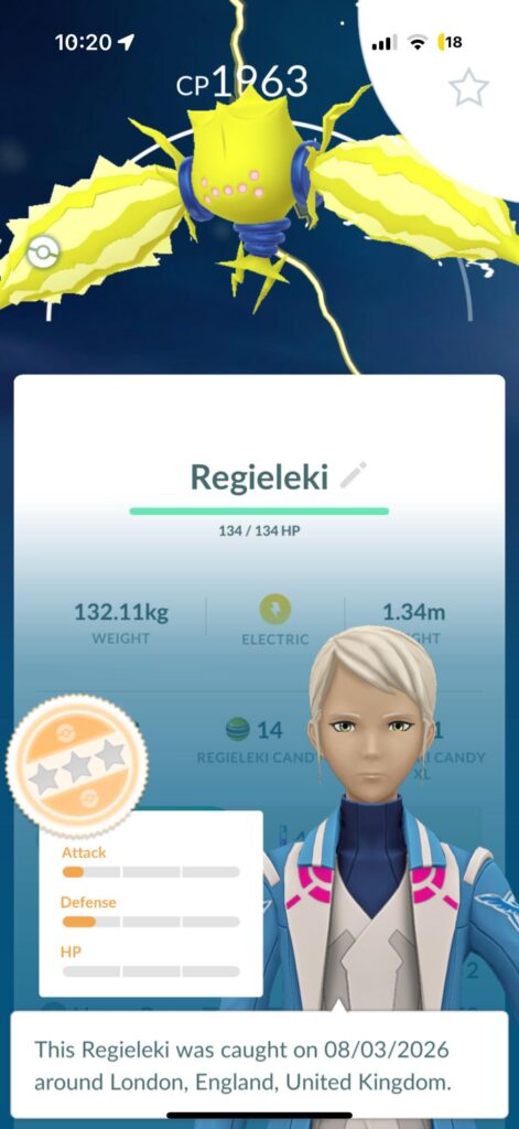 Finally caught a legendary