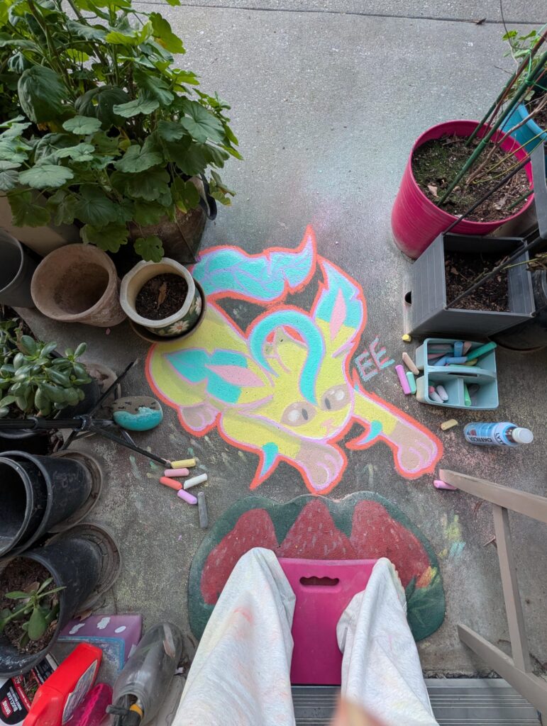 Drew a leafeon! 🌿 (OC)