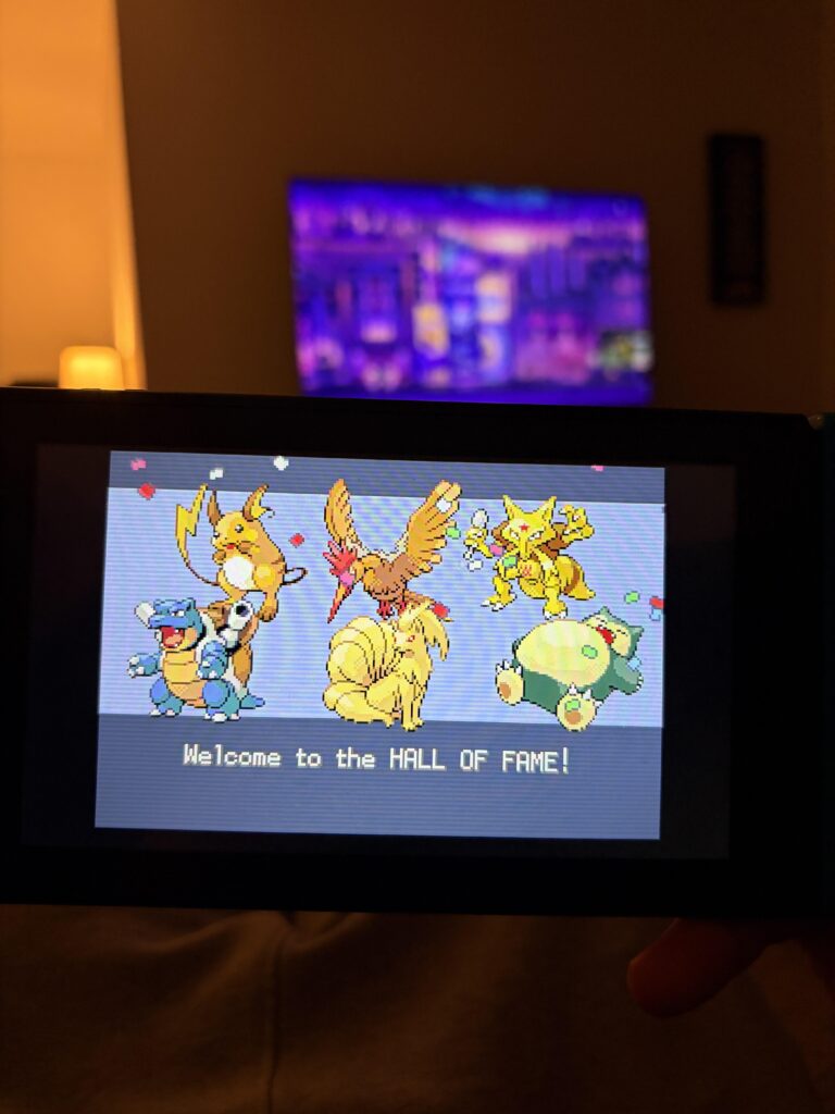 Told myself I wanted to use a unique team for my LG run, ended up using arguably THE most basic team possible